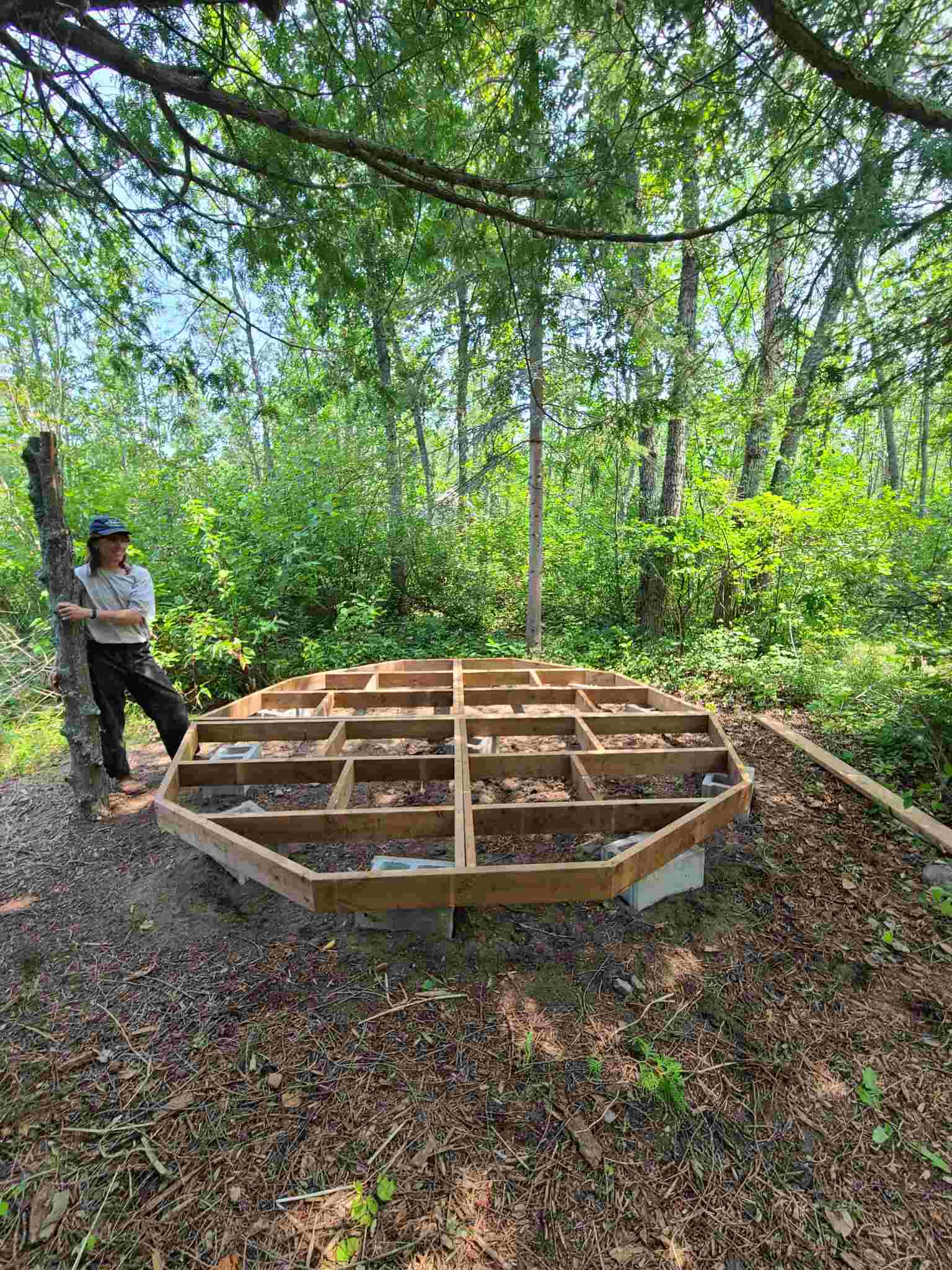 Building a dome foundation